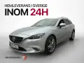 Silver Mazda 6 kombi, hemleverans inom 24h. Inga problem med denna bil!