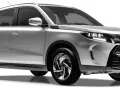 Silver Suzuki Vitara, redo för ett suzuki vitara test. Den har en modern design med skarpa linjer och snygga fälgar.