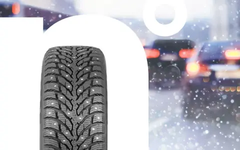 Dubbdäck för nordiska förhållanden. Nokian Nordman North 9 testar greppet i snömodd.
