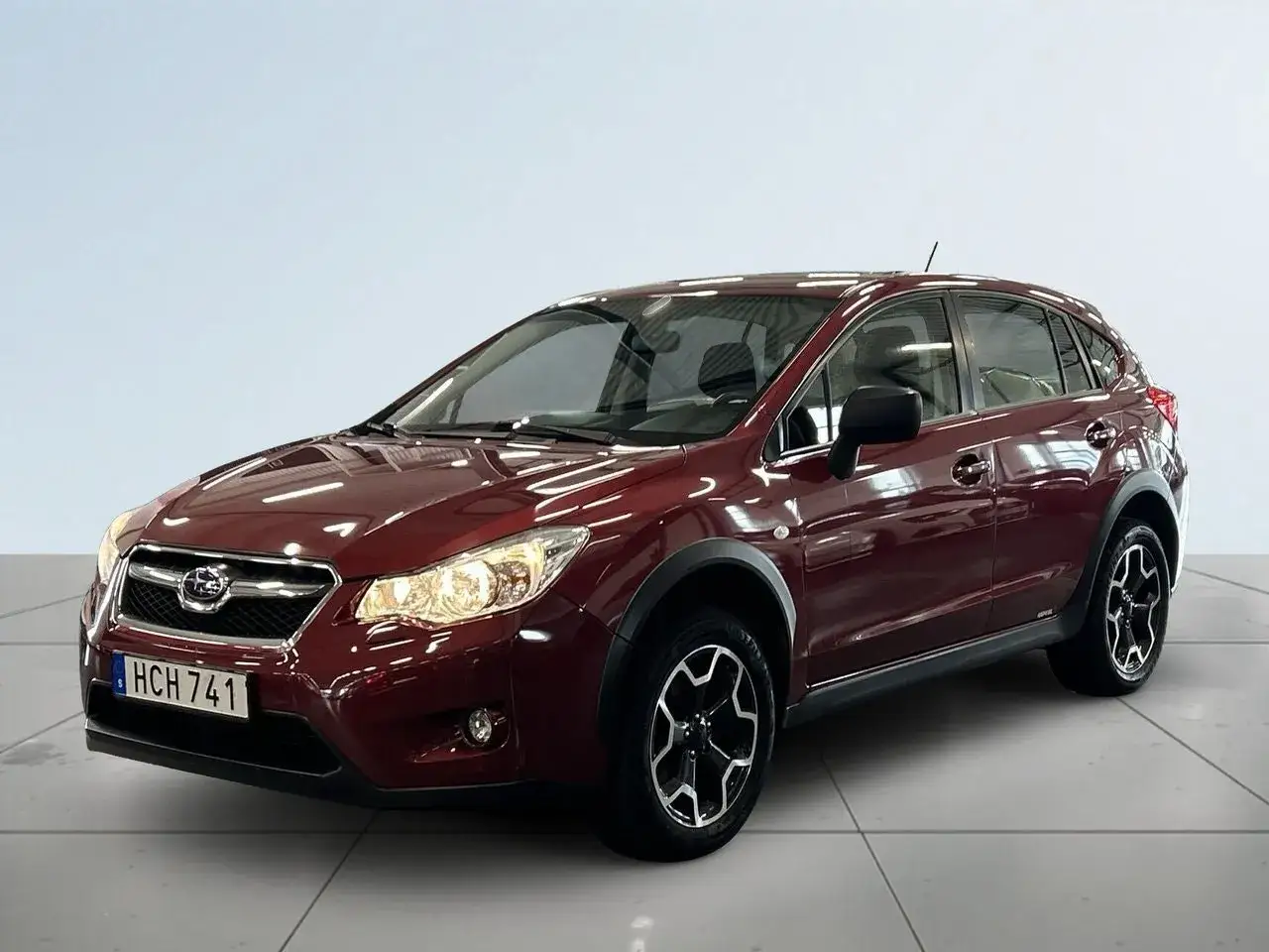 R&ouml;d Subaru XV, en begagnad bil som klarar ett test. Perfekt f&ouml;r &auml;ventyr!